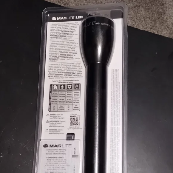 LED Flashlight - Black - Picture 3 of 3